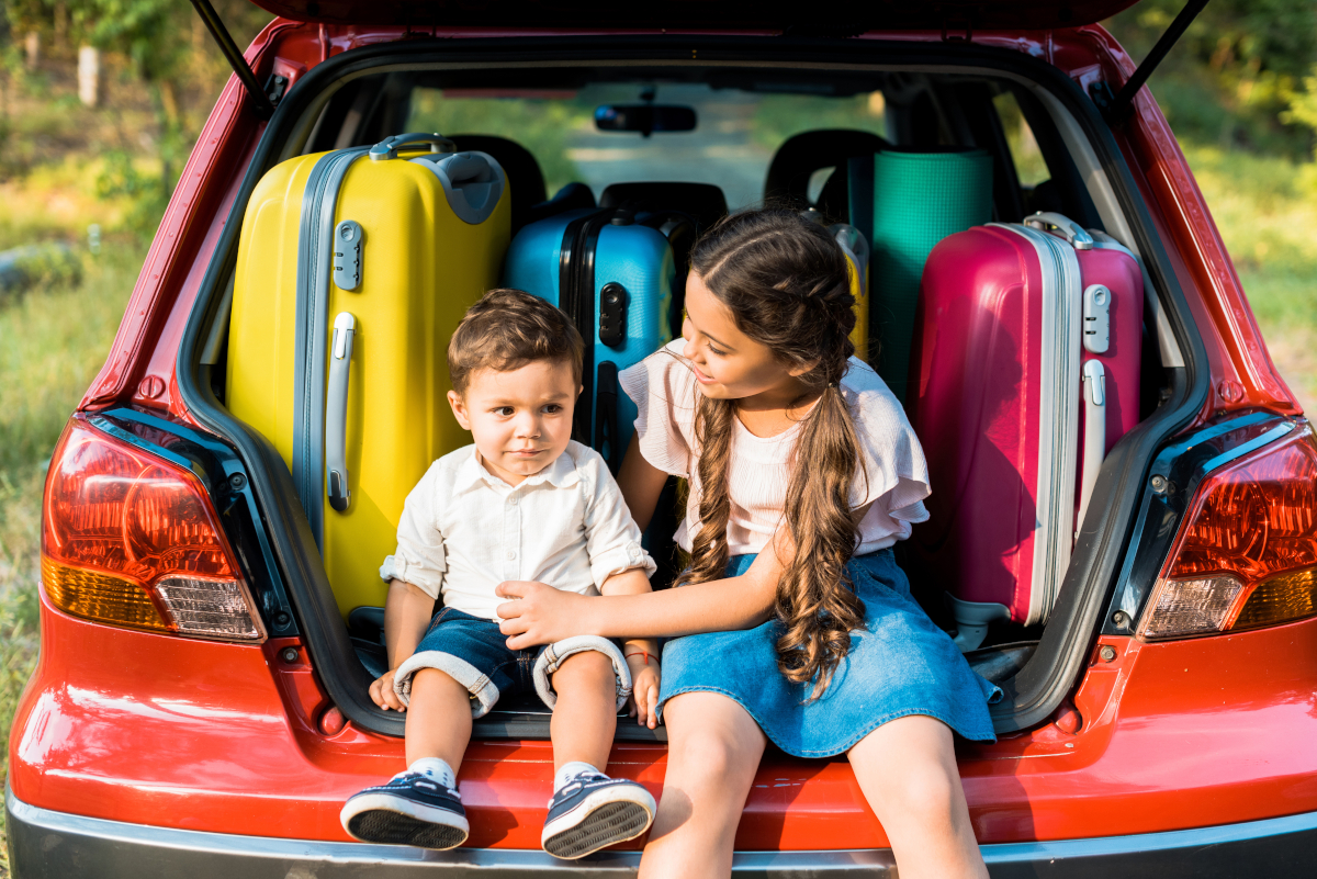 voyager avec des enfants