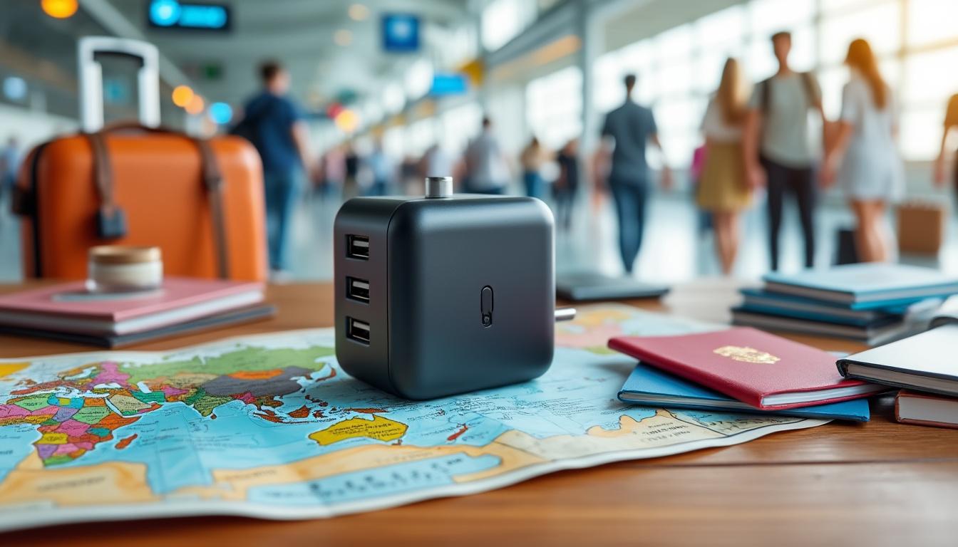 découvrez notre adaptateur universel de voyage, conçu pour vous permettre de vous brancher facilement partout dans le monde. compact et pratique, il s'adapte à toutes les prises, garantissant une connexion fiable pour vos appareils électroniques, où que vous soyez.