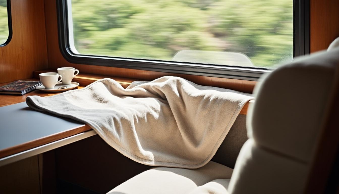 découvrez notre couverture de voyage légère, l'accessoire parfait pour vos longs trajets. conçue pour un confort optimal, elle vous garde au chaud sans encombrement. emportez-la partout et voyagez sereinement !