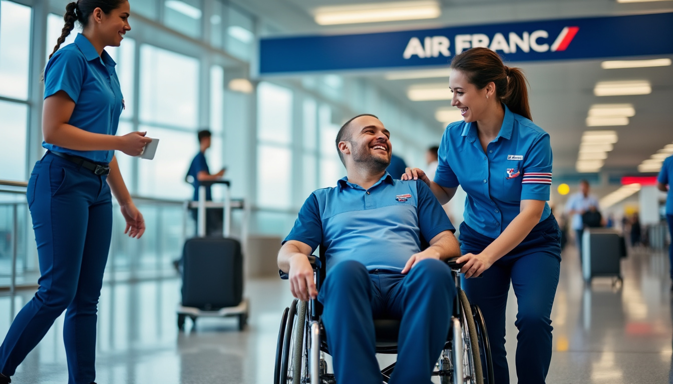 découvrez les avantages air france pour les voyageurs en situation de handicap : tarifs préférentiels, accompagnement personnalisé et services adaptés pour un voyage confortable et serein.