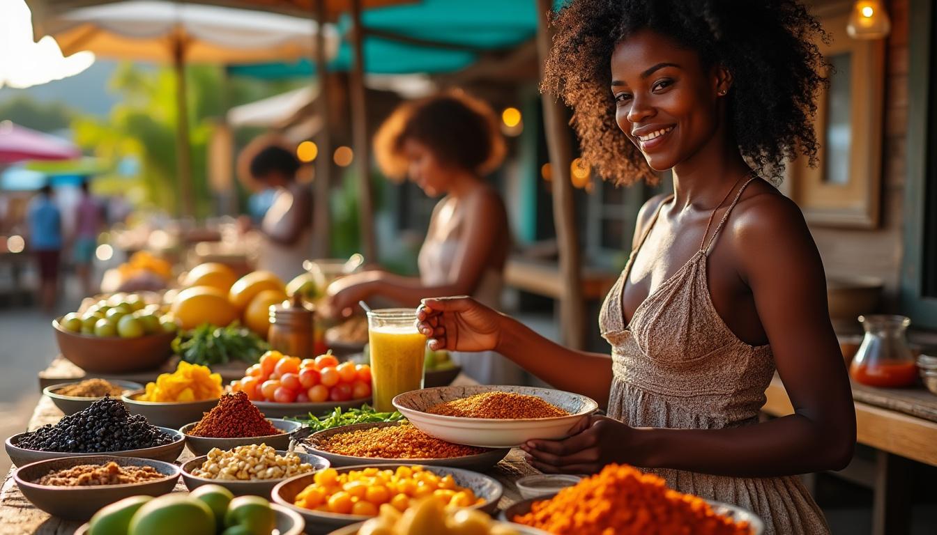 découvrez les saveurs locales authentiques de guadeloupe en février 2024 : fruits tropicaux, plats traditionnels, spécialités culinaires et festivités gourmandes vous attendent pour une expérience inoubliable.