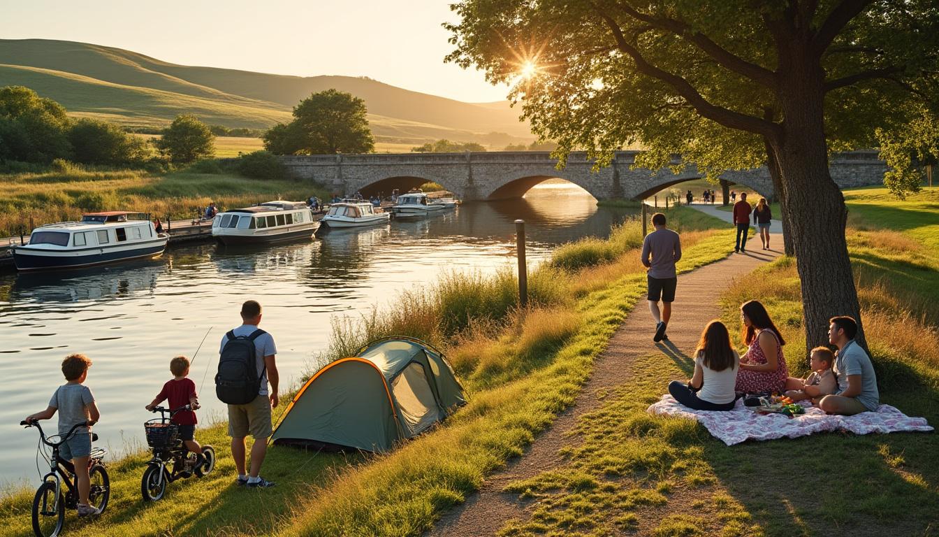 découvrez les plus beaux spots de camping le long du canal de nantes à brest, idéals pour une aventure à vélo entre nature et détente.