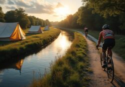 découvrez les plus beaux spots de camping le long du canal de nantes à brest à vélo, pour une escapade nature alliant aventure et détente au cœur de paysages magnifiques.