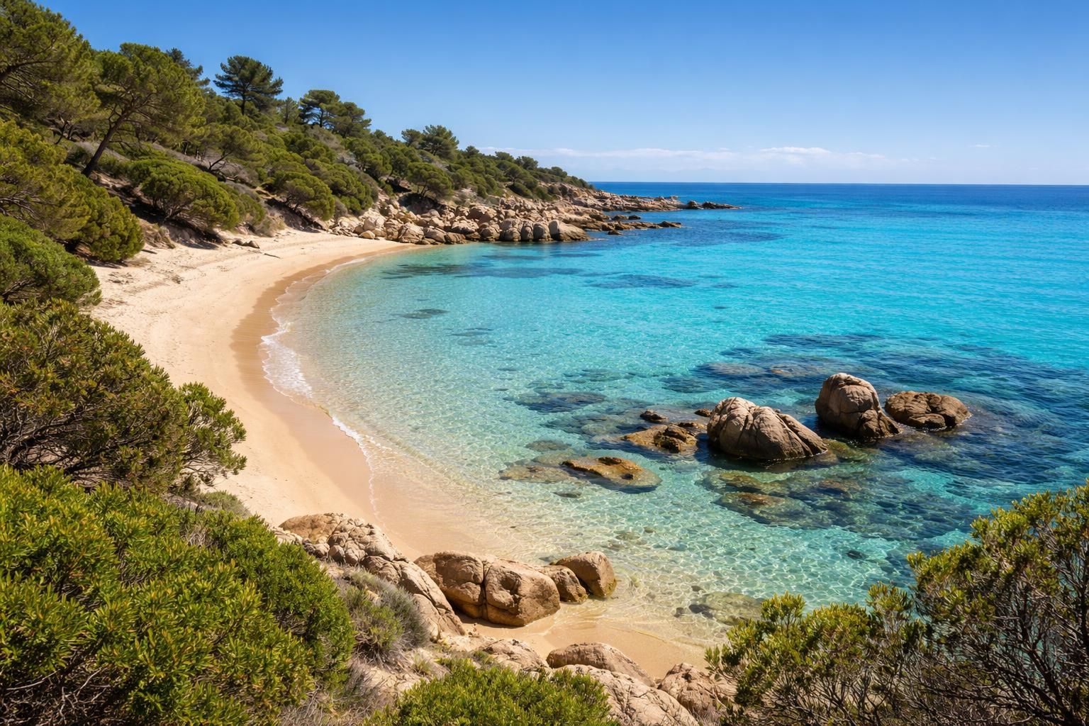 découvrez capo comino, un véritable paradis en sardaigne, avec ses plages cachées aux eaux cristallines et ses paysages naturels à couper le souffle.