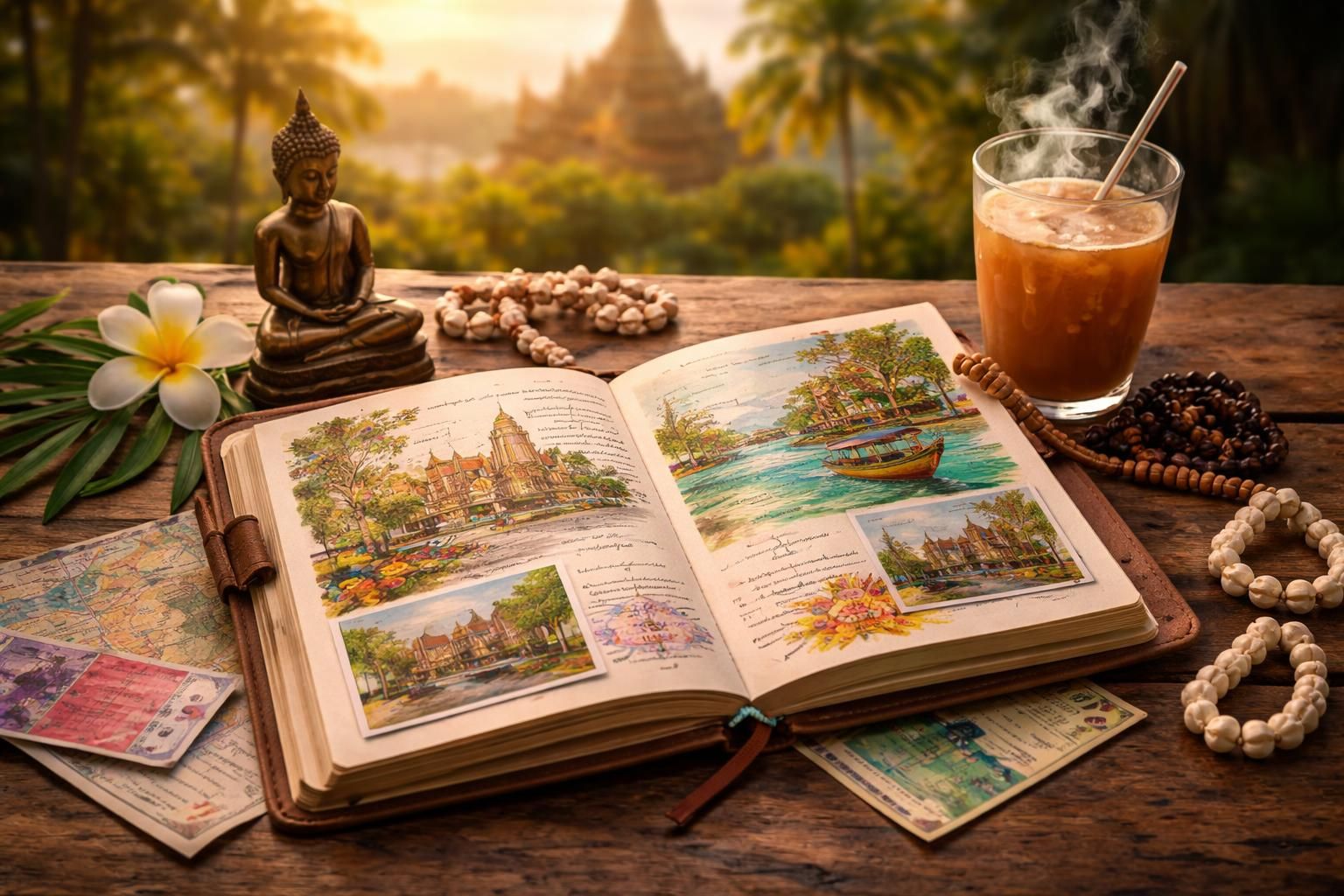 découvrez comment capturer et préserver vos souvenirs de thaïlande grâce à un carnet de voyage personnalisé, pour revivre vos aventures à chaque page.