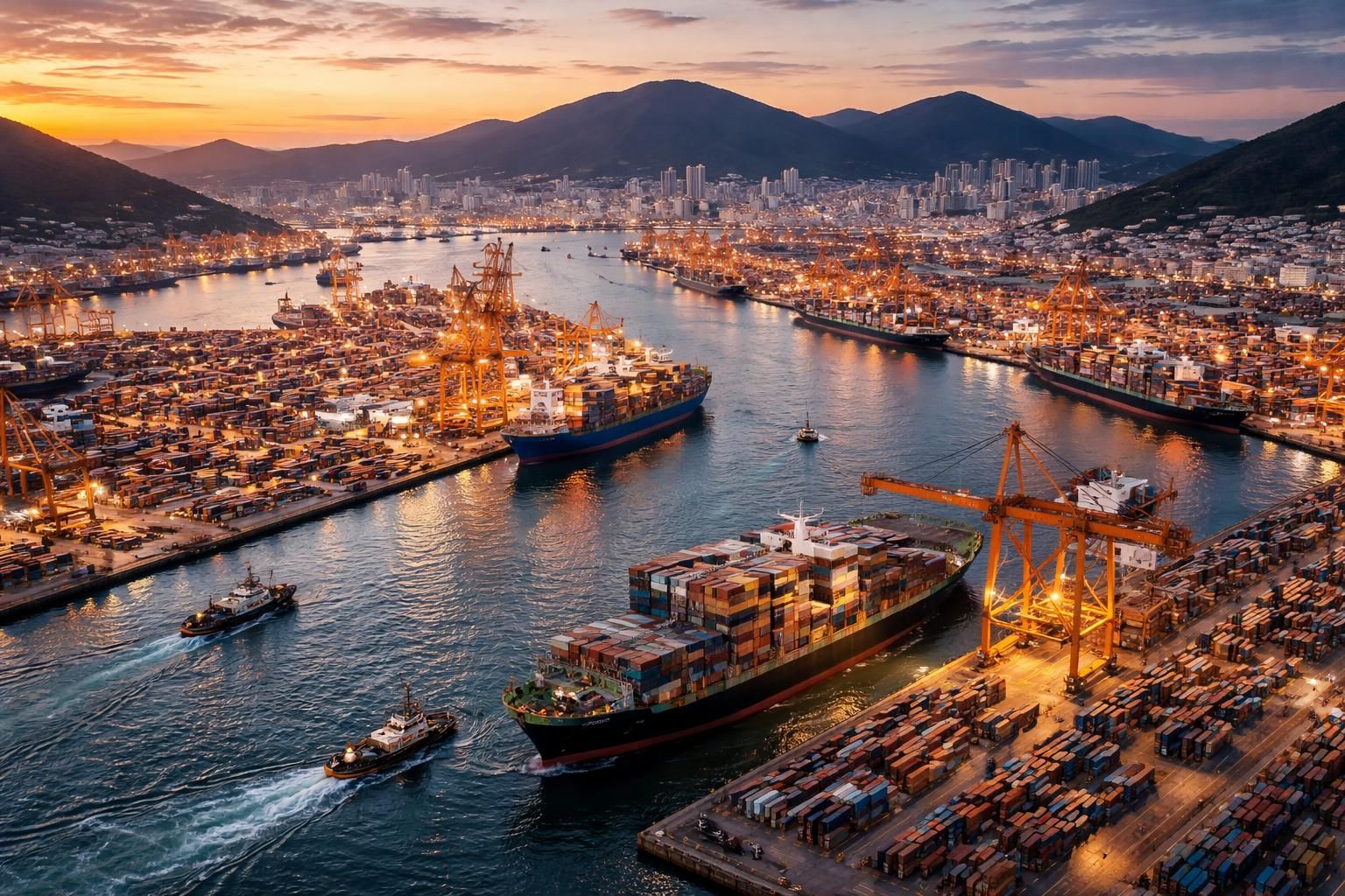 découvrez comment le port de busan est devenu un centre névralgique du commerce maritime, grâce à son développement stratégique et son rôle clé dans le transport international.