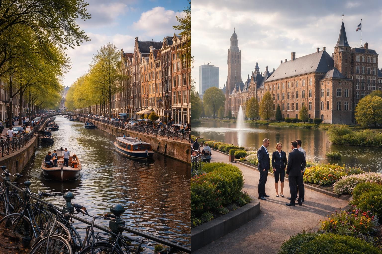 découvrez les faits et anecdotes surprenants sur amsterdam et la haye, les deux villes majeures considérées comme capitales des pays-bas.