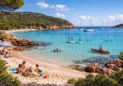 découvrez les activités incontournables à pratiquer dans la baie de la plage rouge de rondinara : baignade, snorkeling, randonnée et bien plus pour un séjour inoubliable en corse.