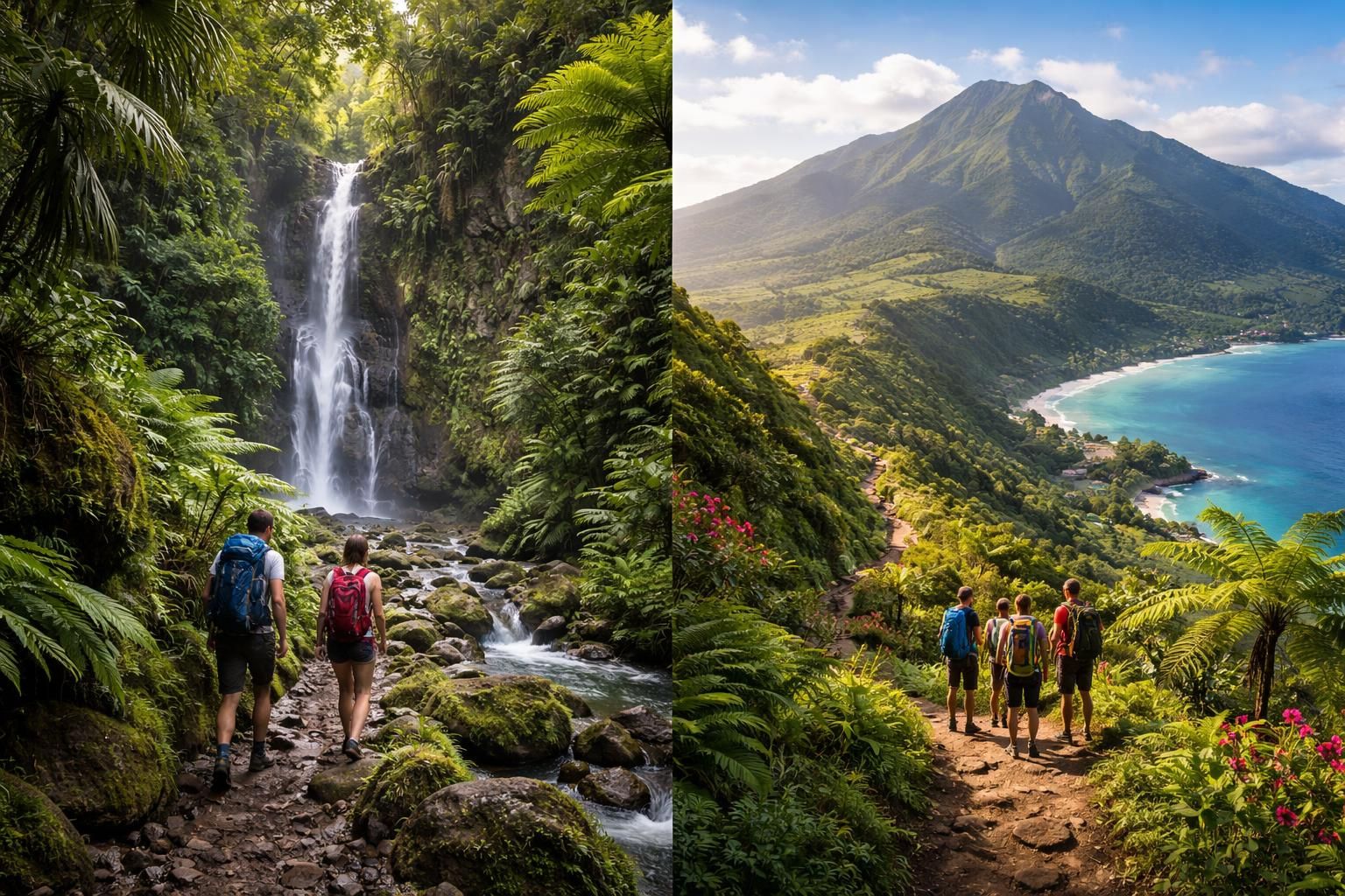 découvrez quel est le meilleur spot de randonnée entre la guadeloupe et la martinique, deux îles magnifiques des caraïbes offrant des sentiers uniques pour les amateurs de nature et d'aventure.