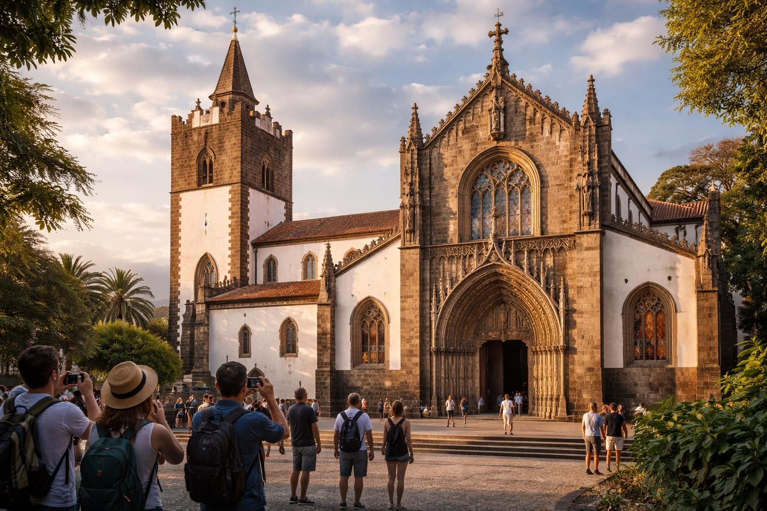 découvrez la cathédrale notre-dame-de-l'assomption de funchal grâce à notre guide complet, idéal pour les passionnés d'architecture souhaitant explorer son histoire, son style et ses détails remarquables.