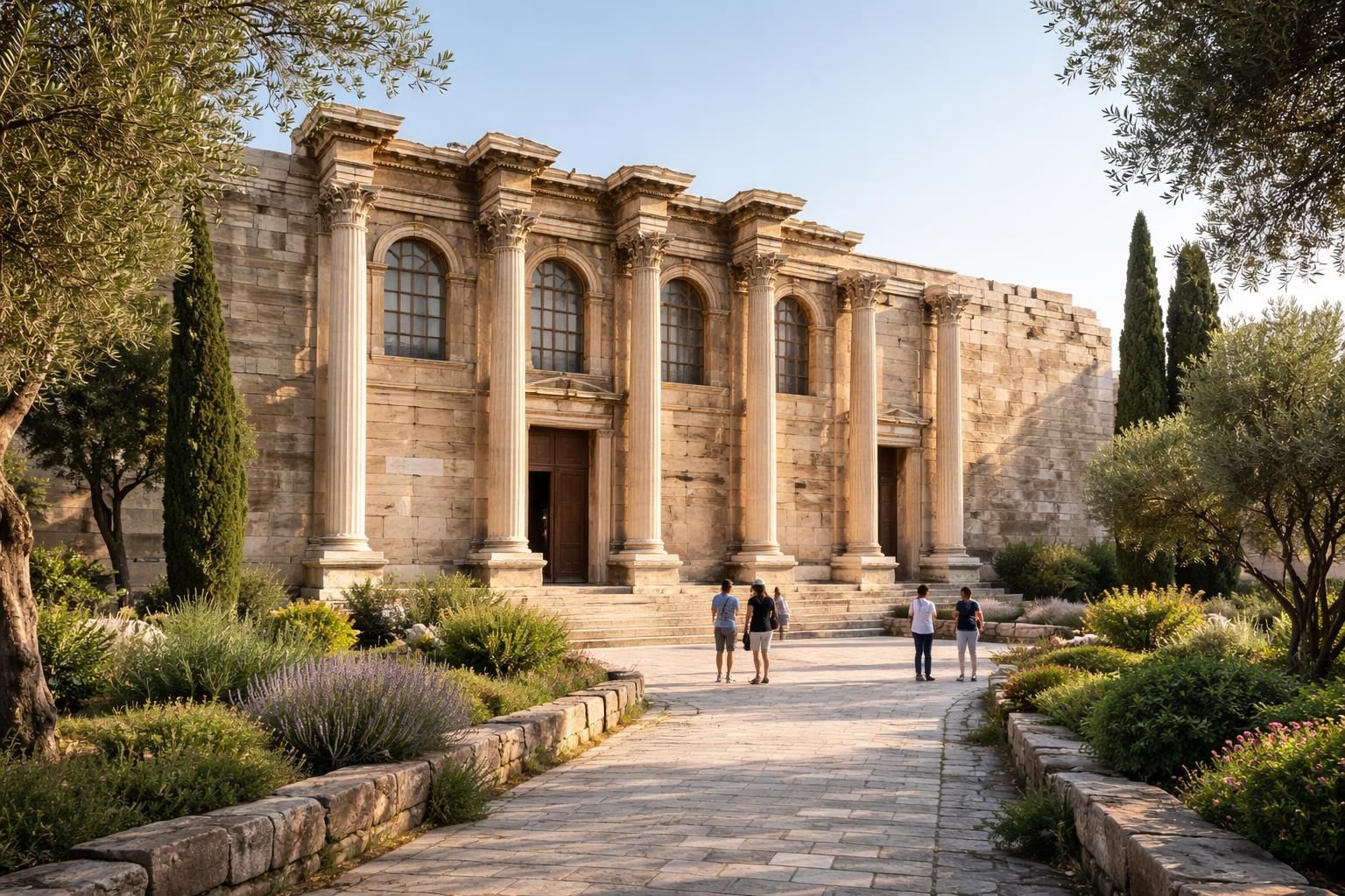 découvrez la réplique moderne de la bibliothèque d'hadrien, un lieu fascinant alliant histoire ancienne et architecture contemporaine. plongez dans un voyage culturel unique.
