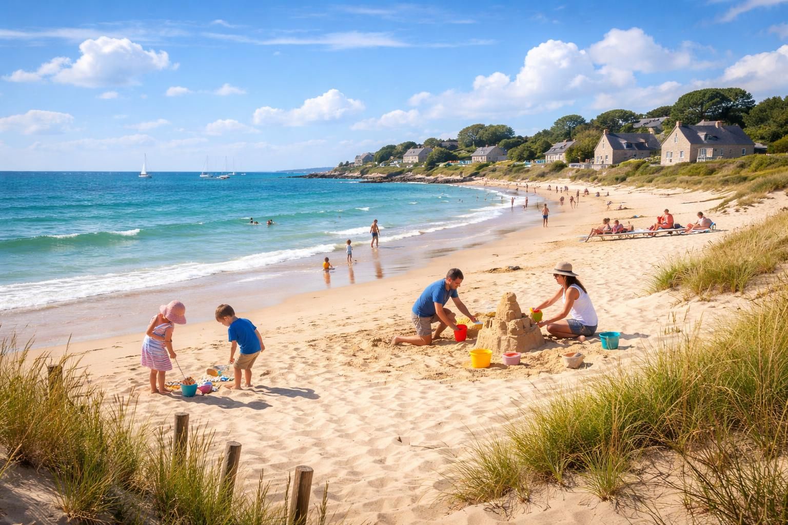 découvrez les meilleures plages en bretagne, idéales pour des vacances en famille alliant détente, activités et paysages magnifiques.