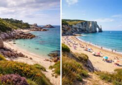 découvrez les plus belles plages de bretagne et de normandie pour des vacances d'été inoubliables. comparez les paysages, activités et ambiances pour choisir où poser votre serviette cet été.