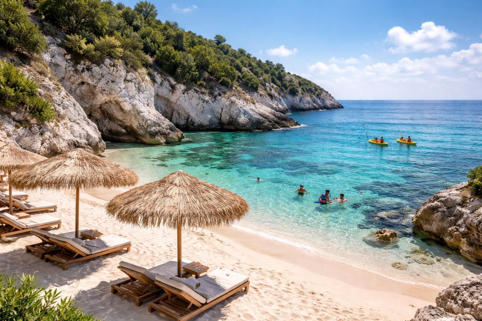 découvrez la plage de xigia pelagaki, un véritable paradis alliant détente sur le sable fin et aventures aquatiques inoubliables dans un cadre naturel exceptionnel.